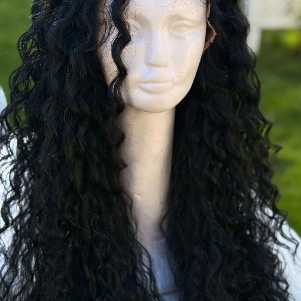 Women's Wig Lot- Long Dark Natural Wave & Curly Styles - Picture 4 of 14